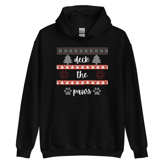 Deck The Paws Unisex Hoodie