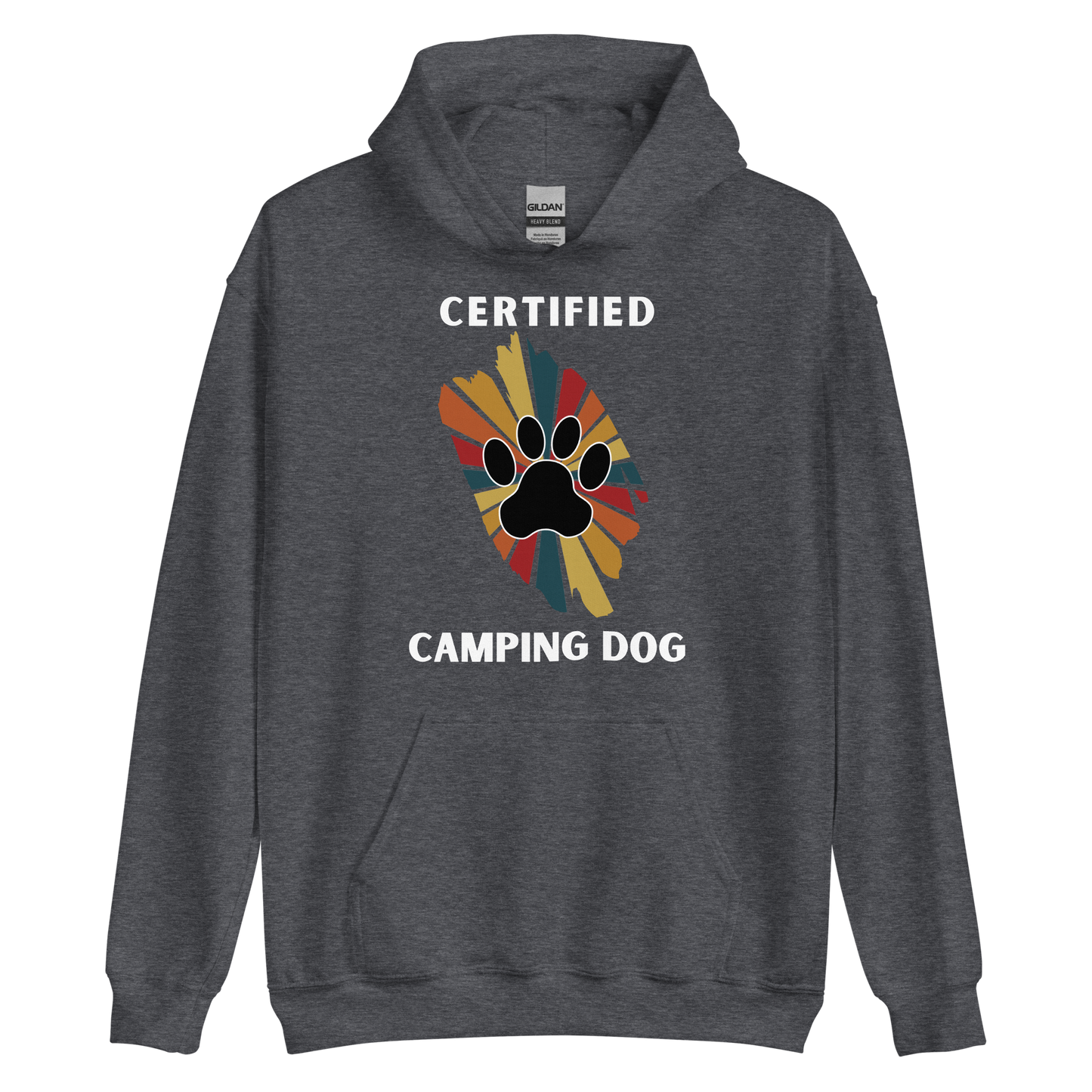Certified Camping Dog Unisex Hoodie