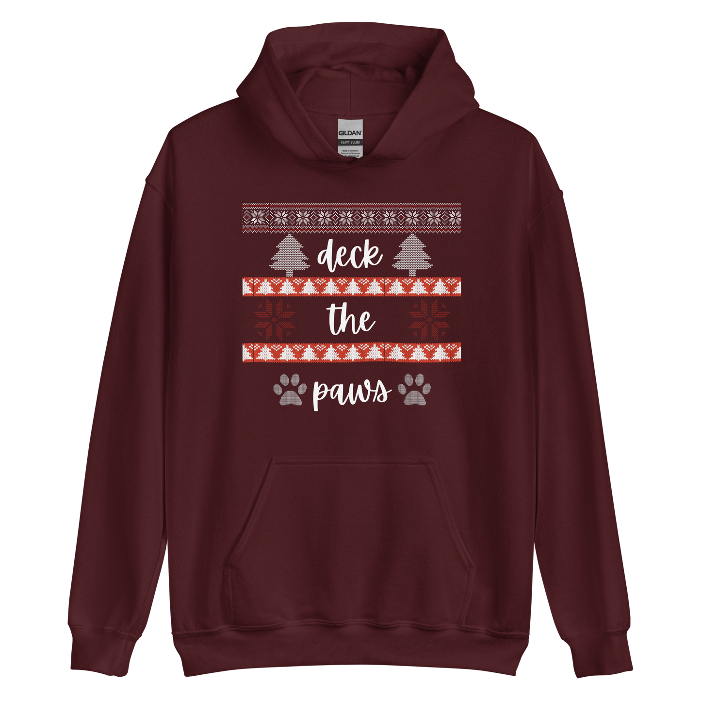 Deck The Paws Unisex Hoodie