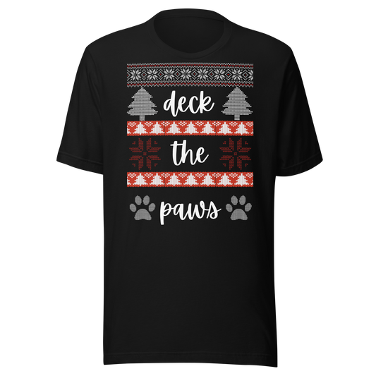 Deck The Paws Unisex T-Shirt
